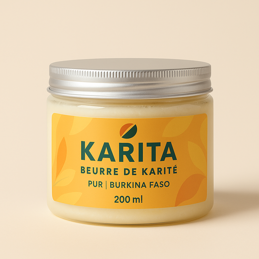 un pot de beurre de karite 